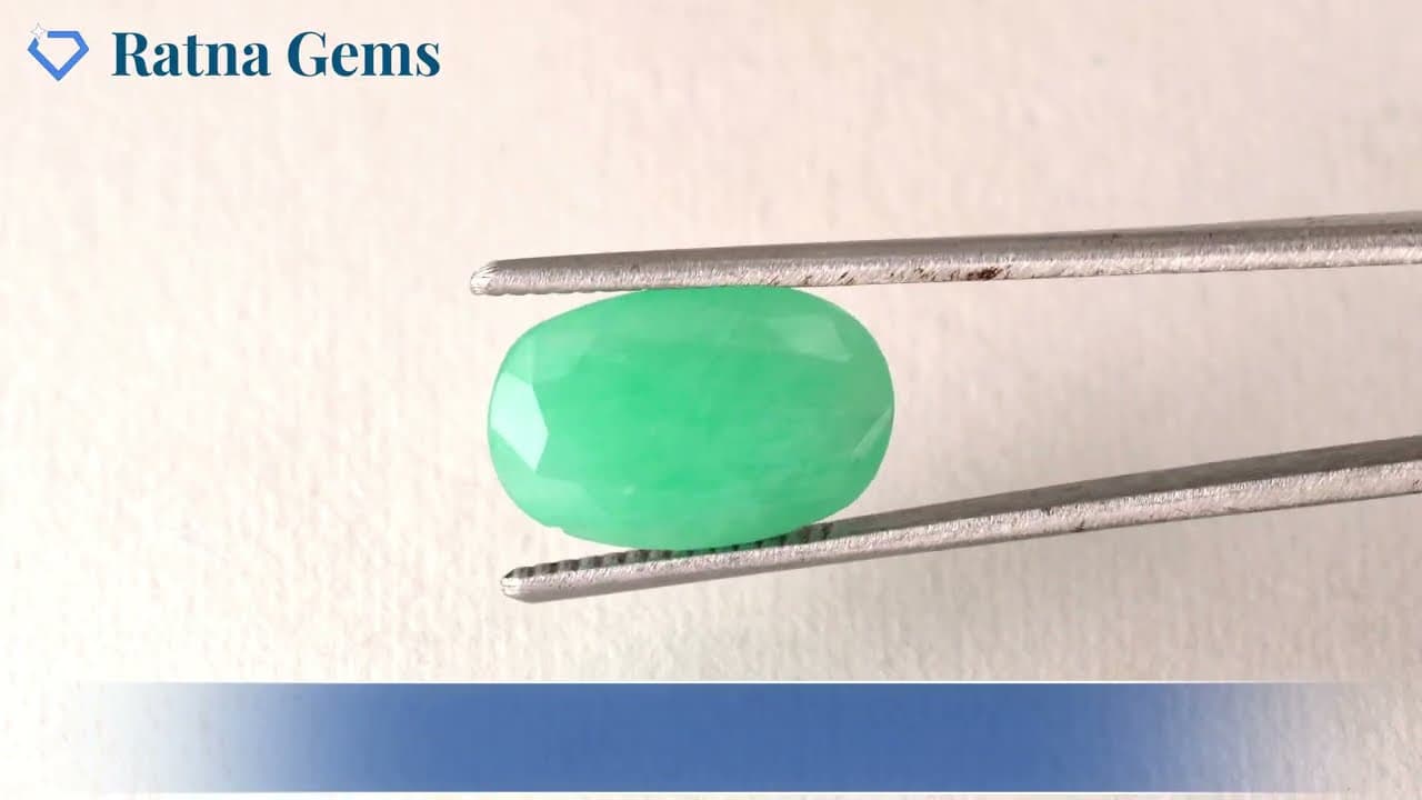 Official video preview: Brazilian Emerald 5.6 Carat (6.15 Ratti) Panna Stone — Sapota