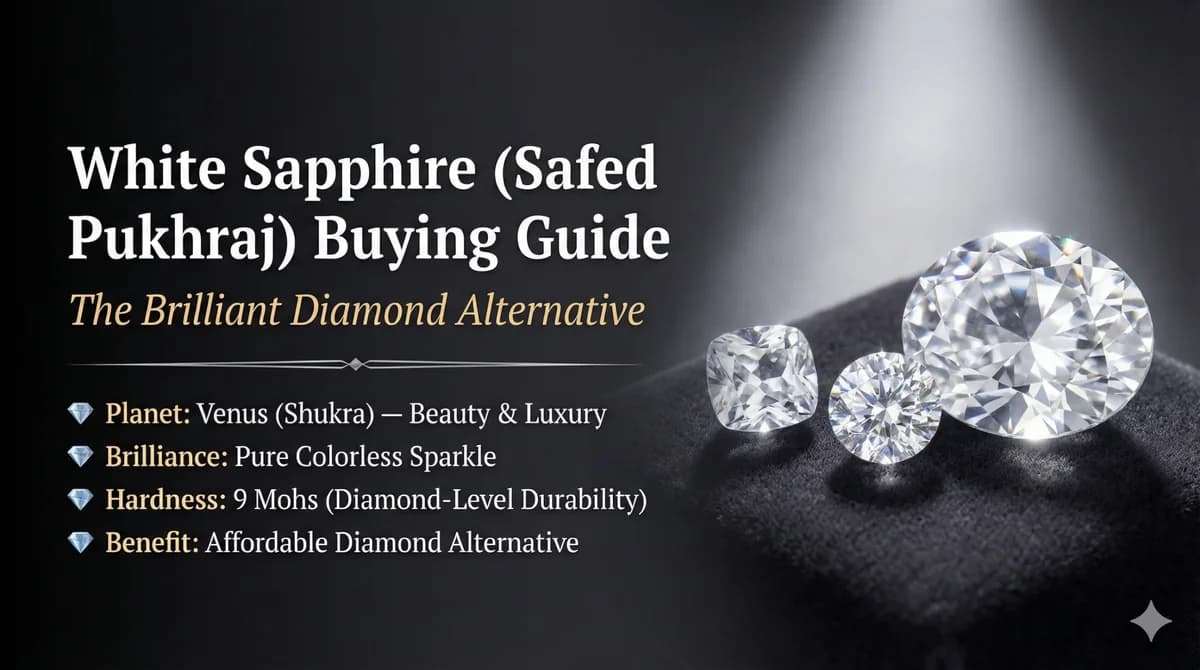 White Sapphire (Safed Pukhraj) Buying Guide: 7 Expert Tips for the Perfect Gemstone