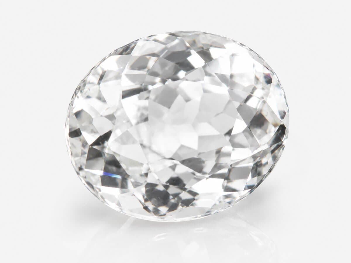 Clear Quartz Crystal (Sphatik) stone for purity and energy amplification.