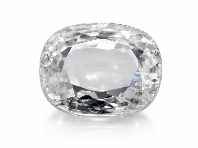 Sparkling Zircon (Jarkan) stone as a brilliant diamond substitute.