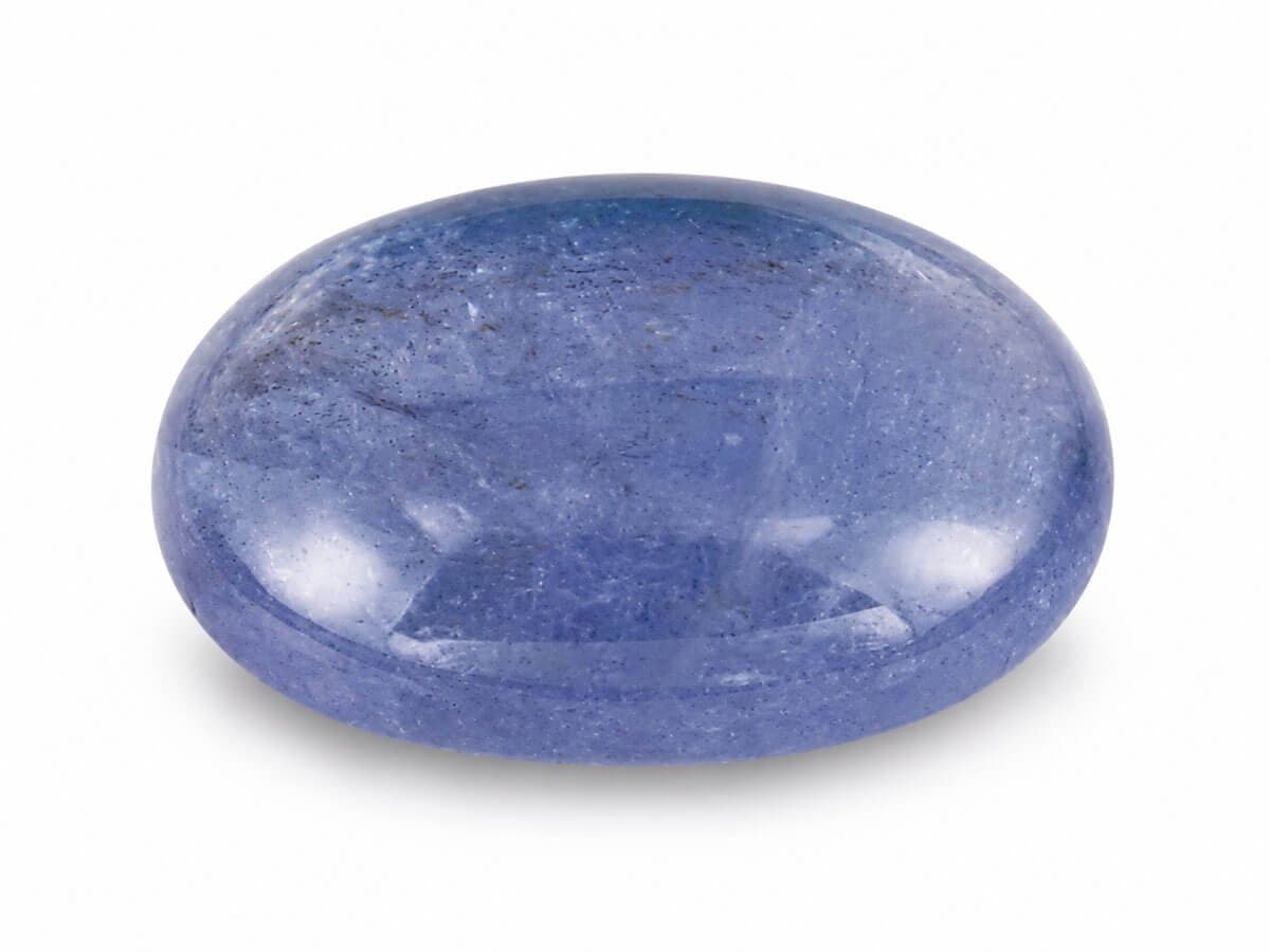 Vibrant blue-violet Tanzanite gemstone for intuition and spiritual growth.