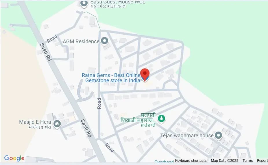 Map showing the location of Ratna Gems™ store in Rajura