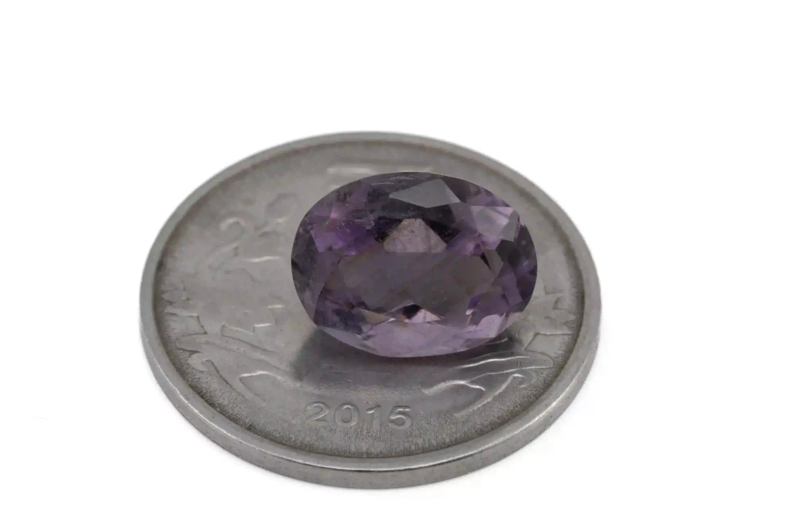 Amethyst Stone 5.82 Carat (6.40 Ratti) Jamunia Ratna - View #2