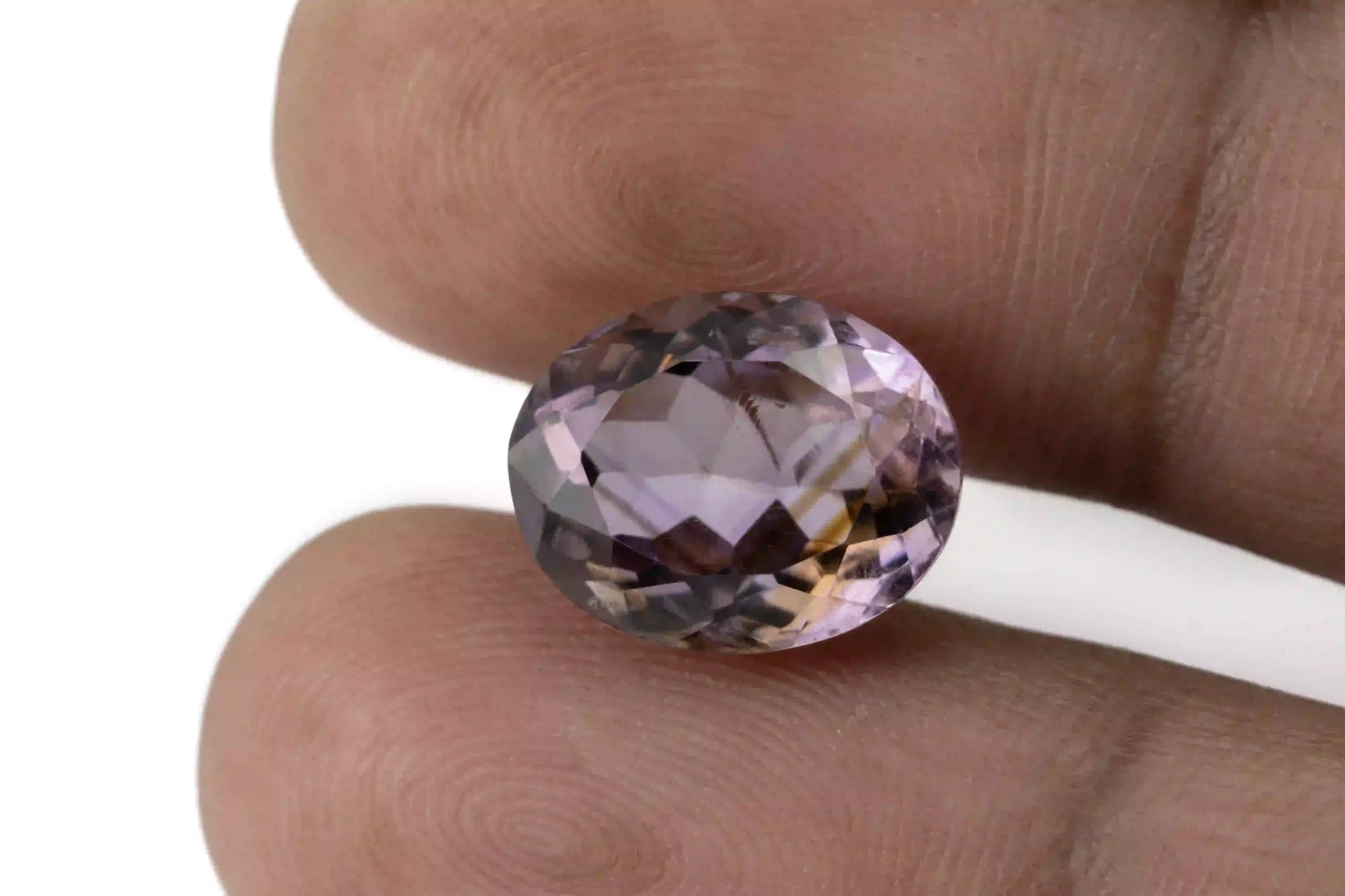 Amethyst Stone 7.05 Carat (7.75 Ratti) Jamunia Ratna - View #3