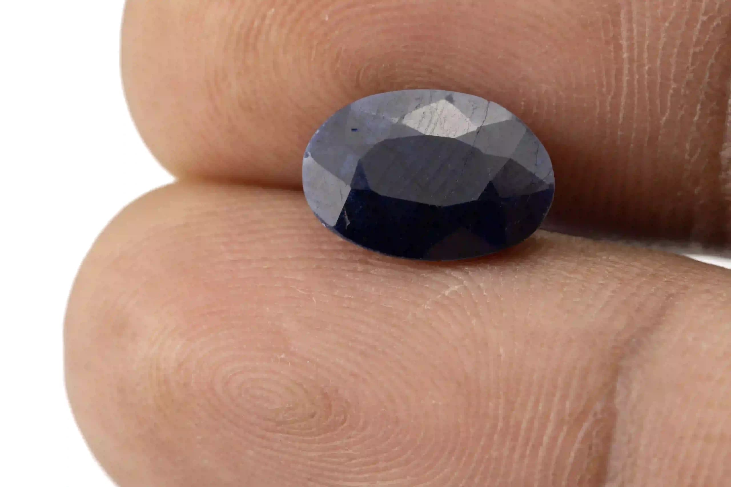 Bankok Neelam Stone 3.79 Ratti (3.45 Carat) - Blue Sapphire - View #3