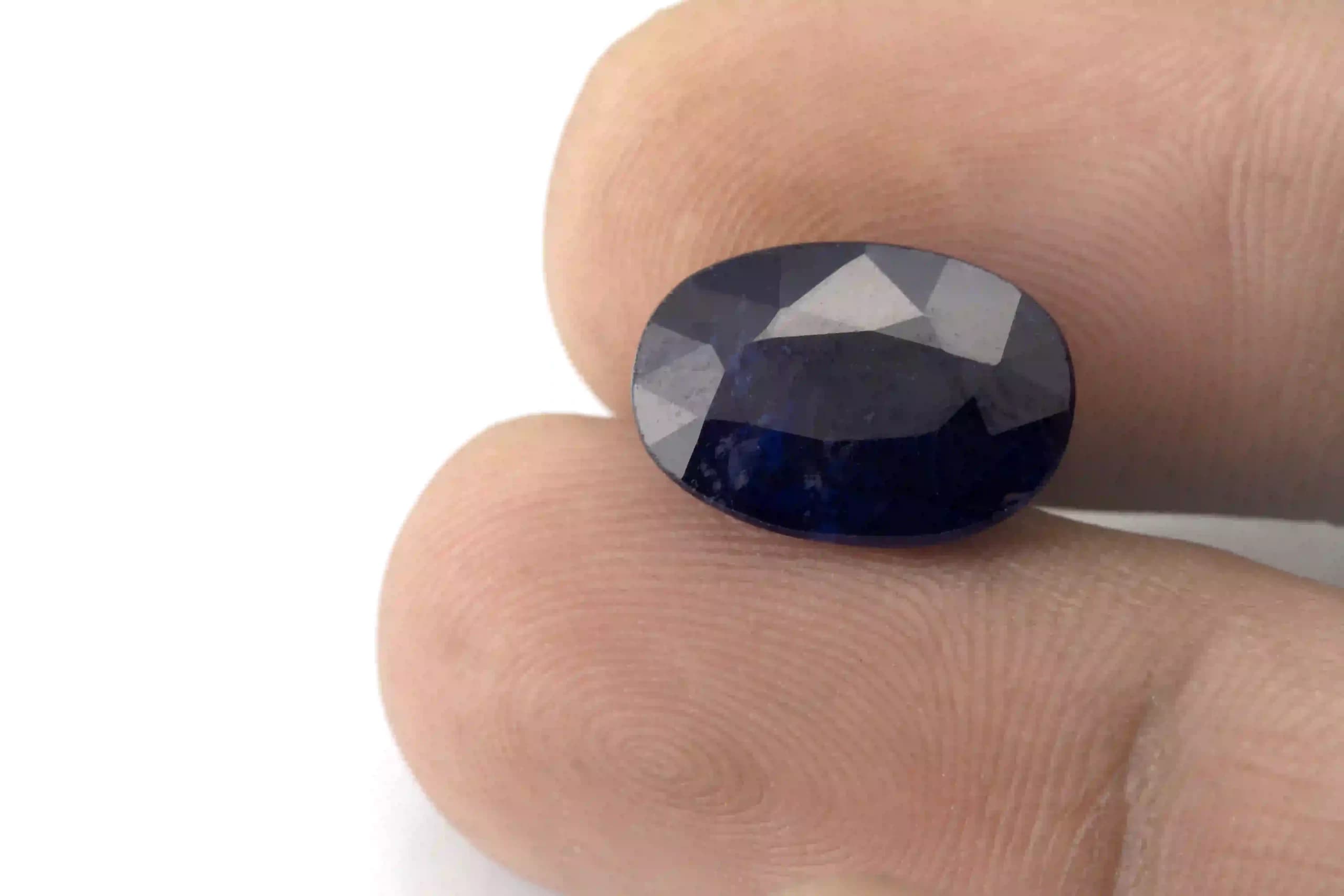 Bankok Neelam Stone 8.68 Ratti (7.90 Carat) - Blue Sapphire - View #3