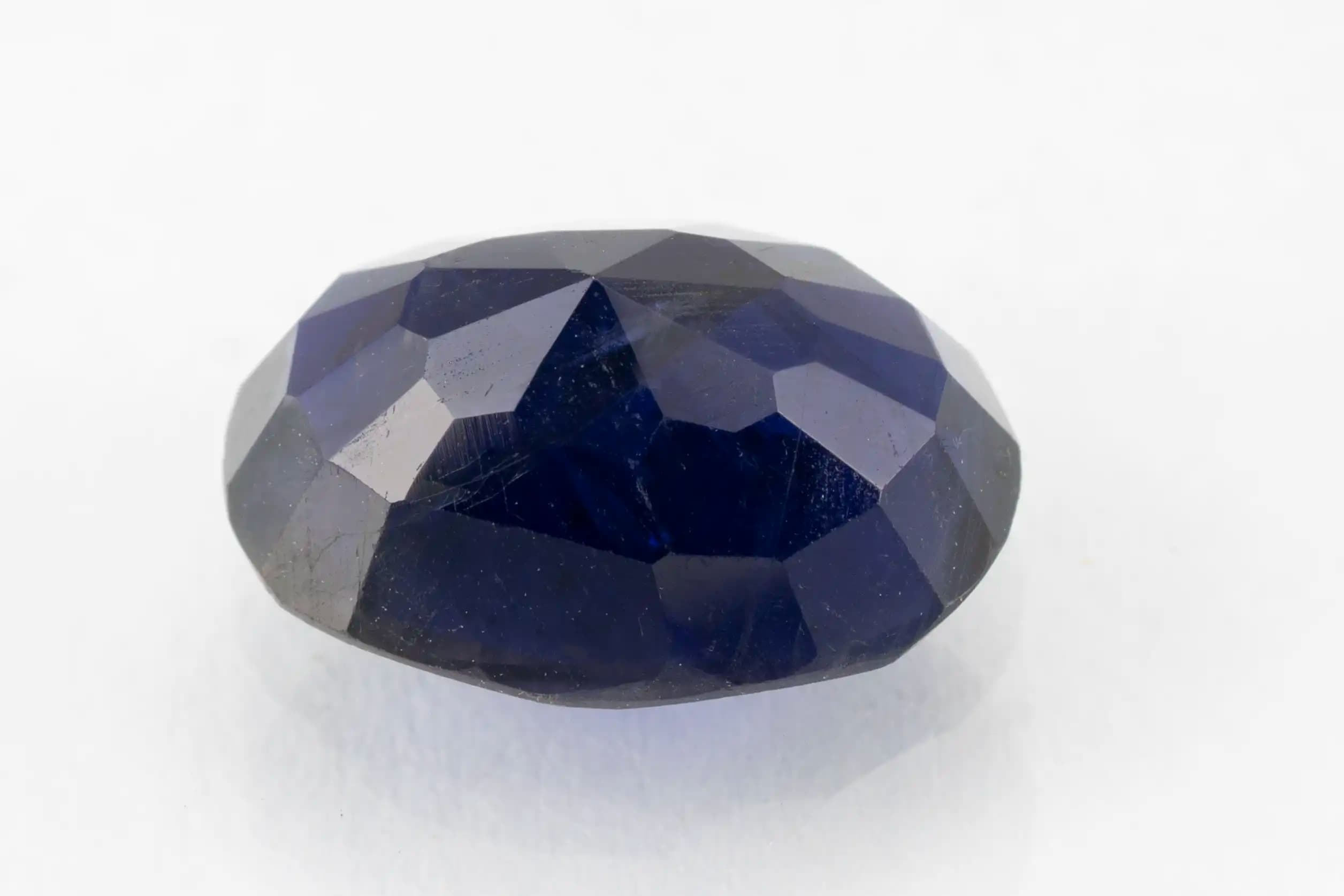 Iolite Stone 3.66 Carat (Kaka Neeli Stone) - View #2