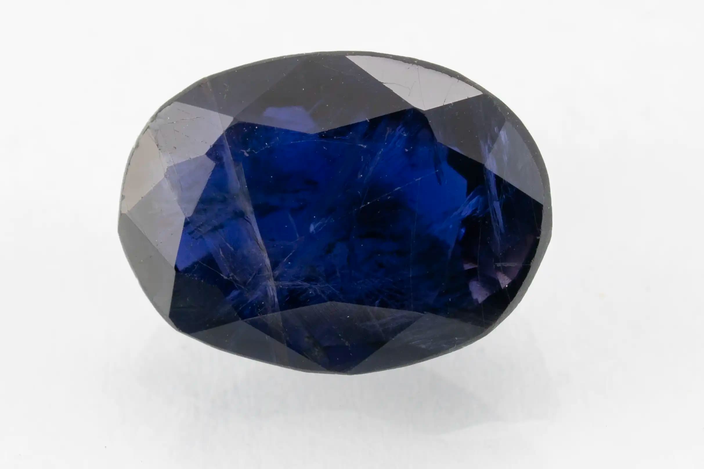Iolite Stone 3.66 Carat (Kaka Neeli Stone) - View #1