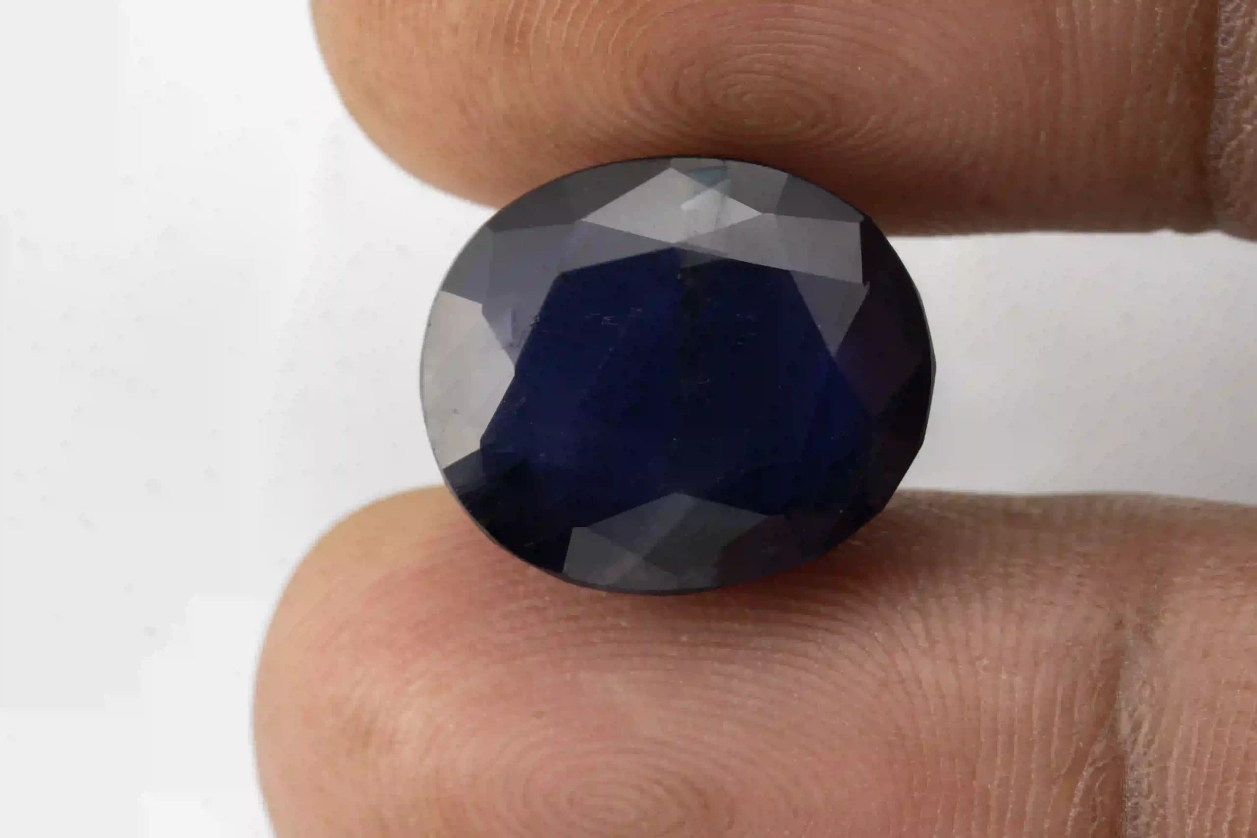 Iolite Stone 3.95 Carat (Kaka Neeli Stone) - View #3