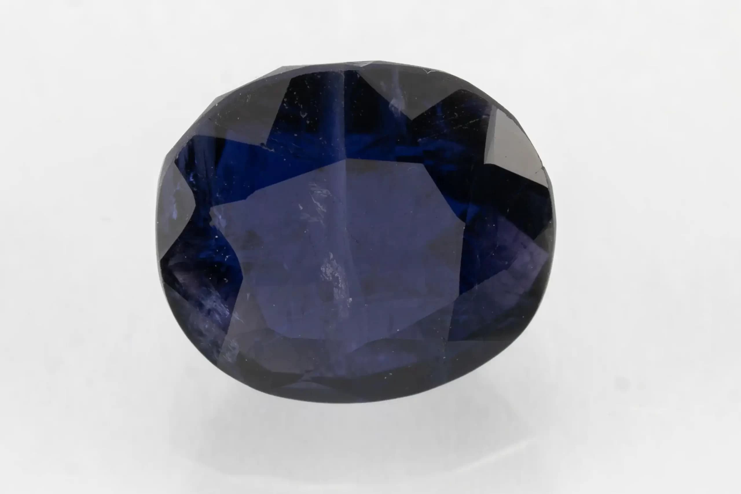 Iolite Stone 4.21 Carat (Kaka Neeli Stone) - View #1