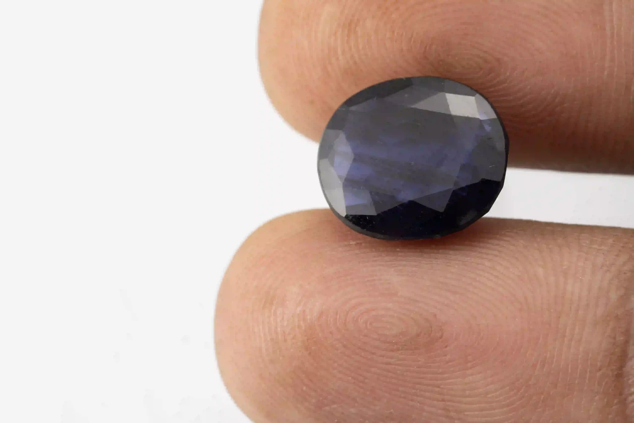 Iolite Stone 4.85 Carat (Kaka Neeli Stone) - View #3