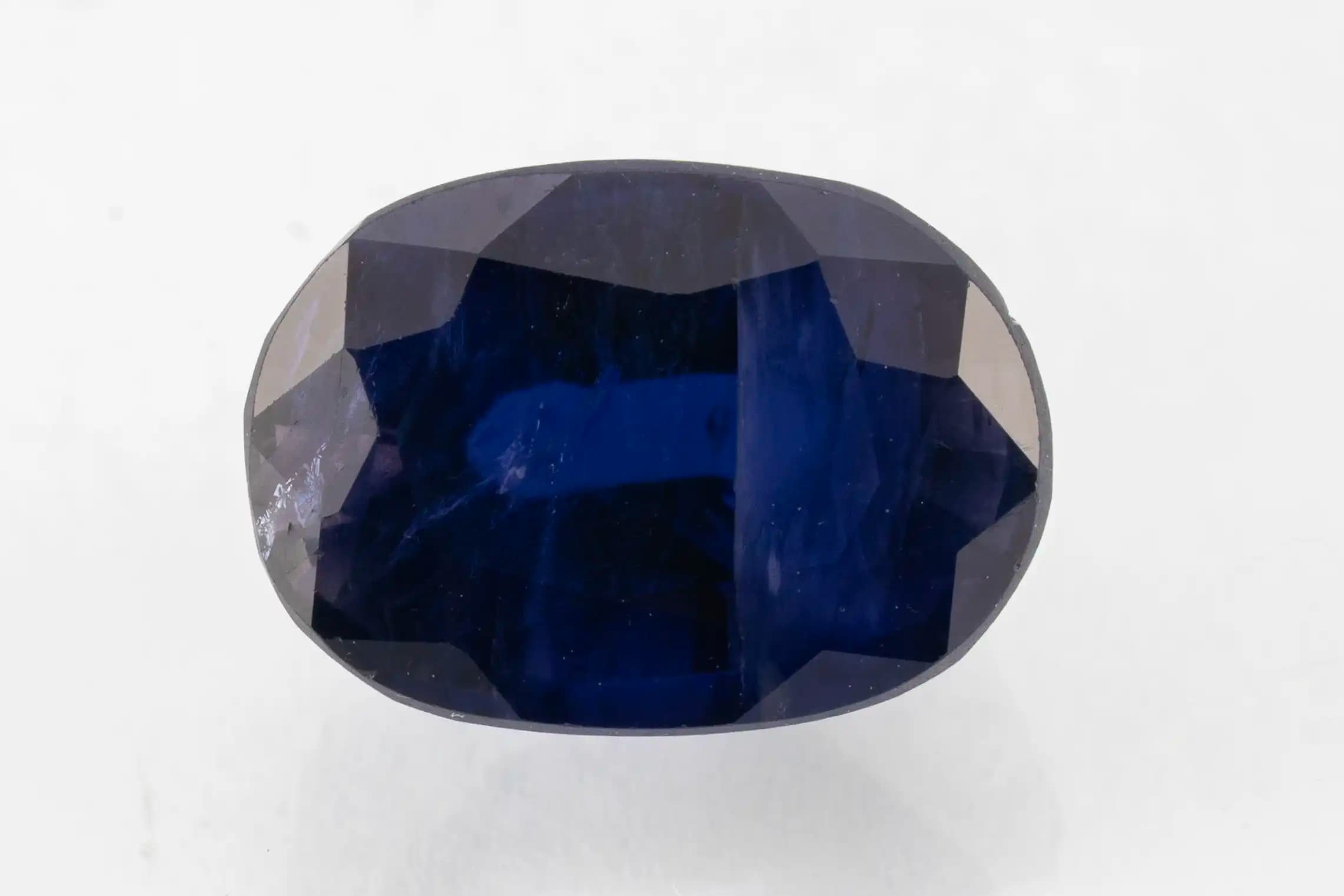 Iolite Stone 4.87 Carat (Kaka Neeli Stone) - View #1