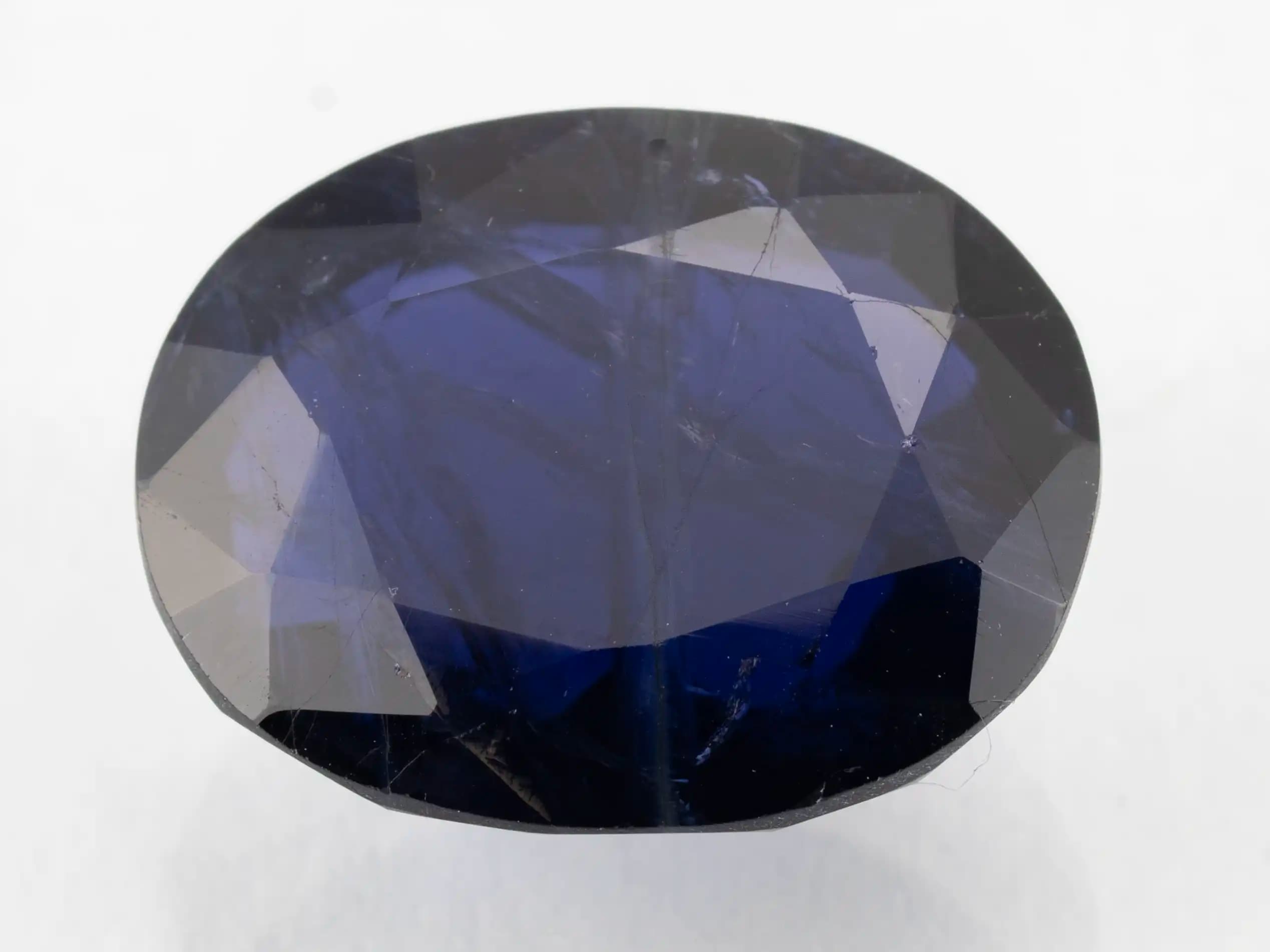 Iolite Stone 5.00 Carat (Kaka Neeli Stone) - View #1