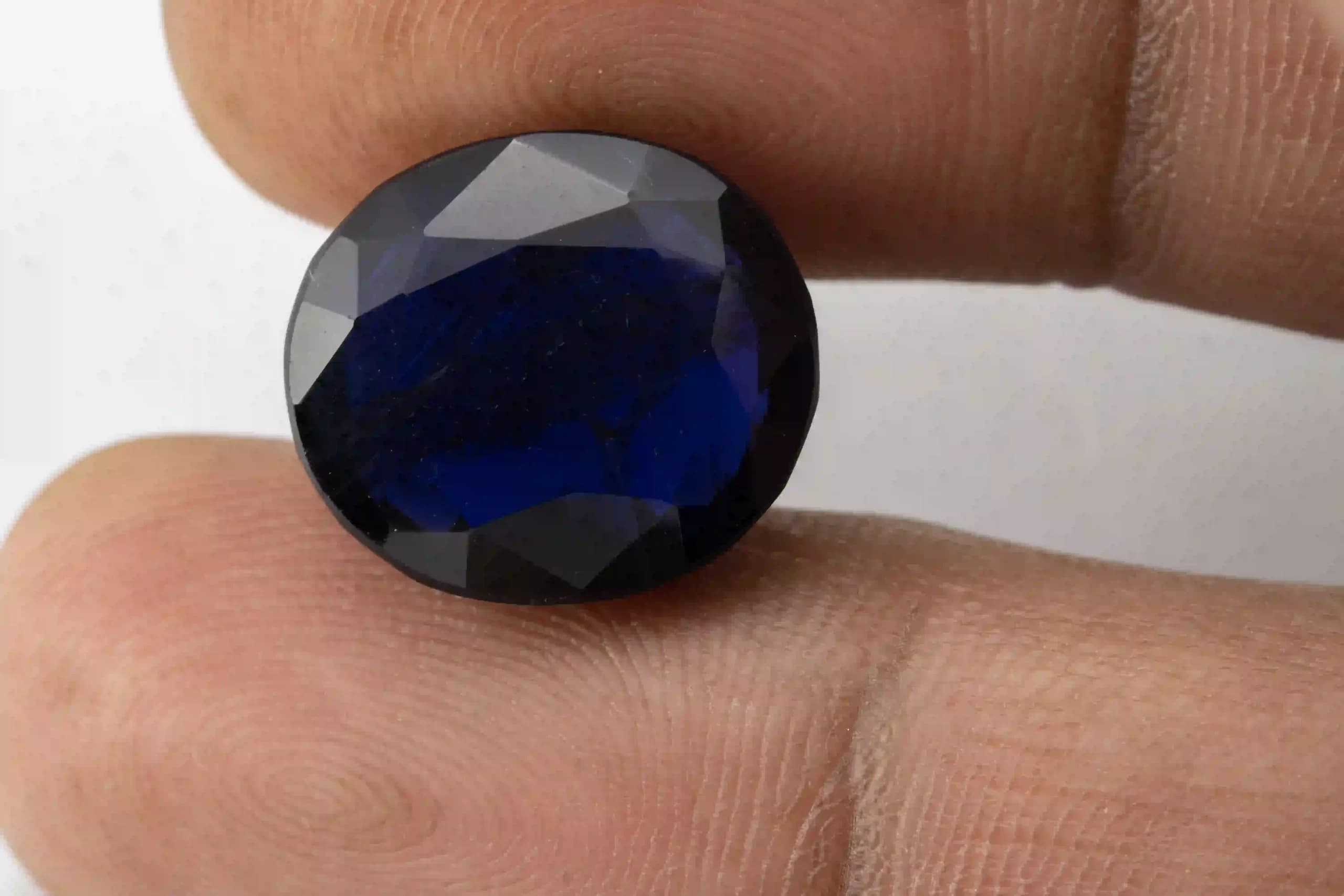 Iolite Stone 5.075 Carat (Kaka Neeli Stone) - View #3