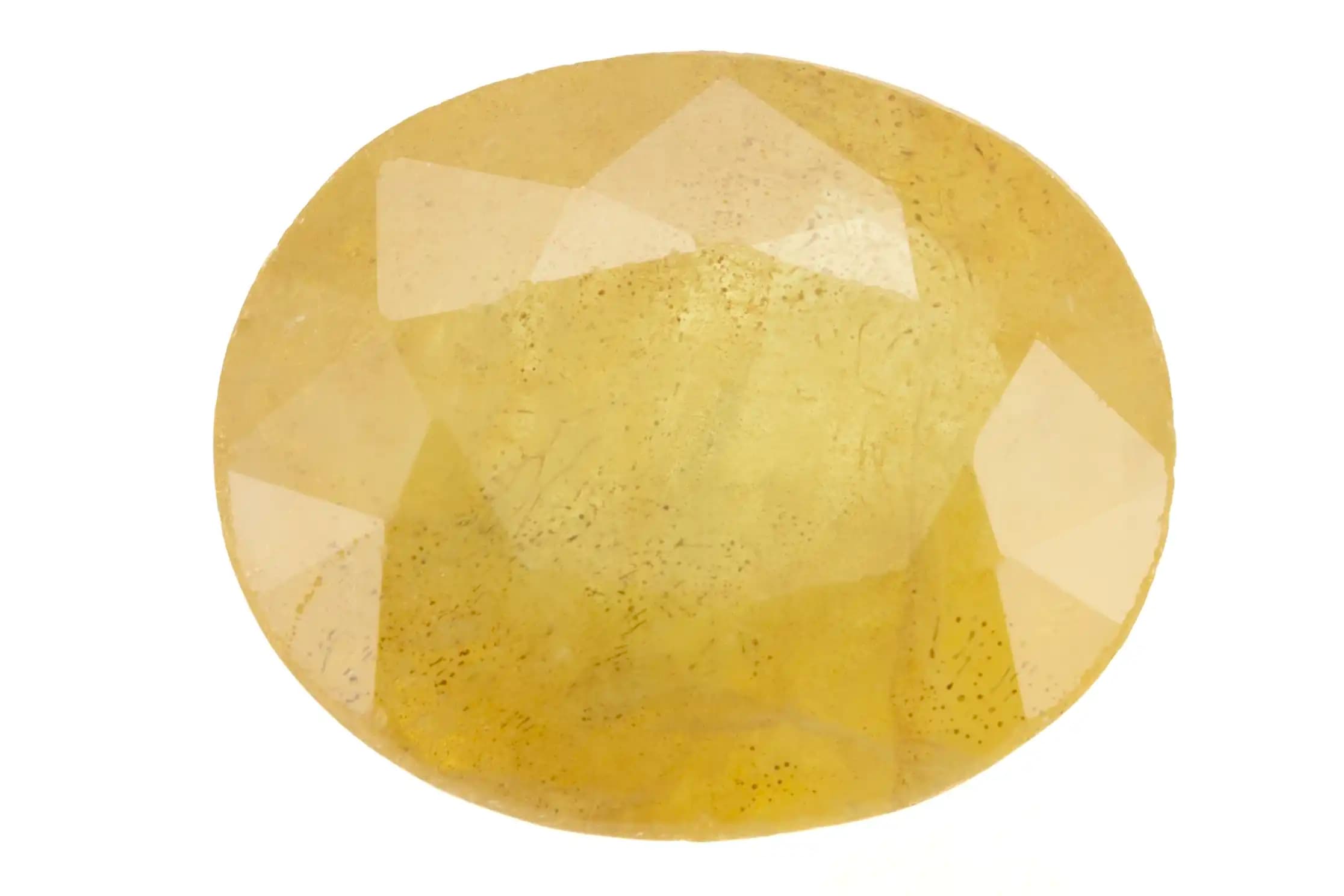 Natural Yellow Sapphire (Pukhraj Stone) 3.63 Ratti (3.30 Carat) - Nigerian - View #1