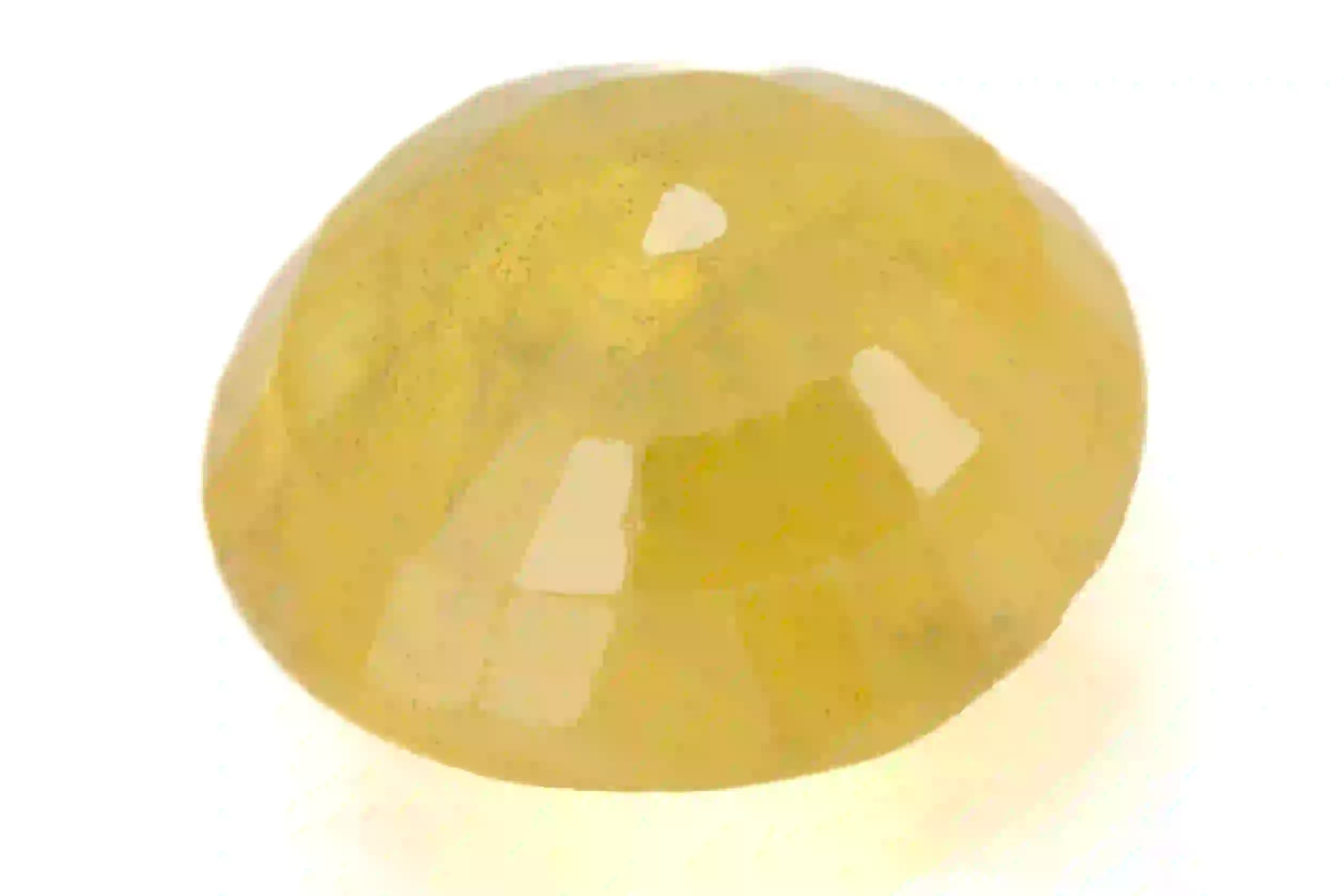 Natural Pukhraj Stone 4.50 Ratti (4.10 Carat) Yellow Sapphire - Nigerian - View #2