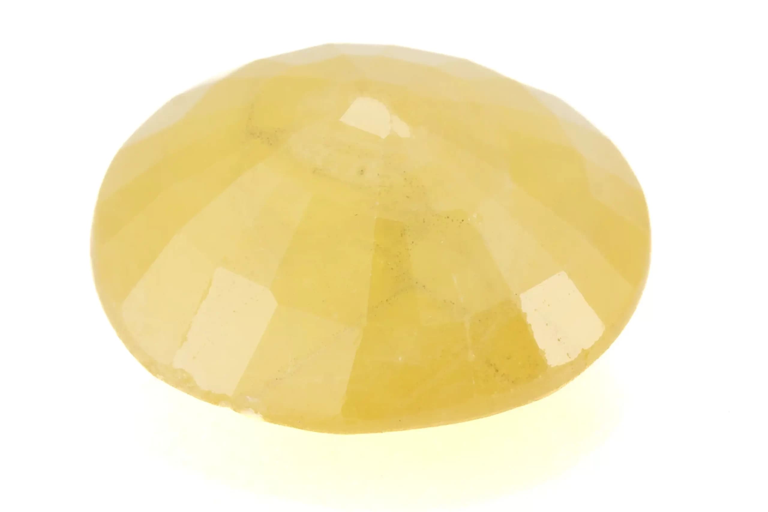 Natural Nigerian Yellow Sapphire – 7.69 Ratti (7.00 Carat) Pukhraj Stone - View #2