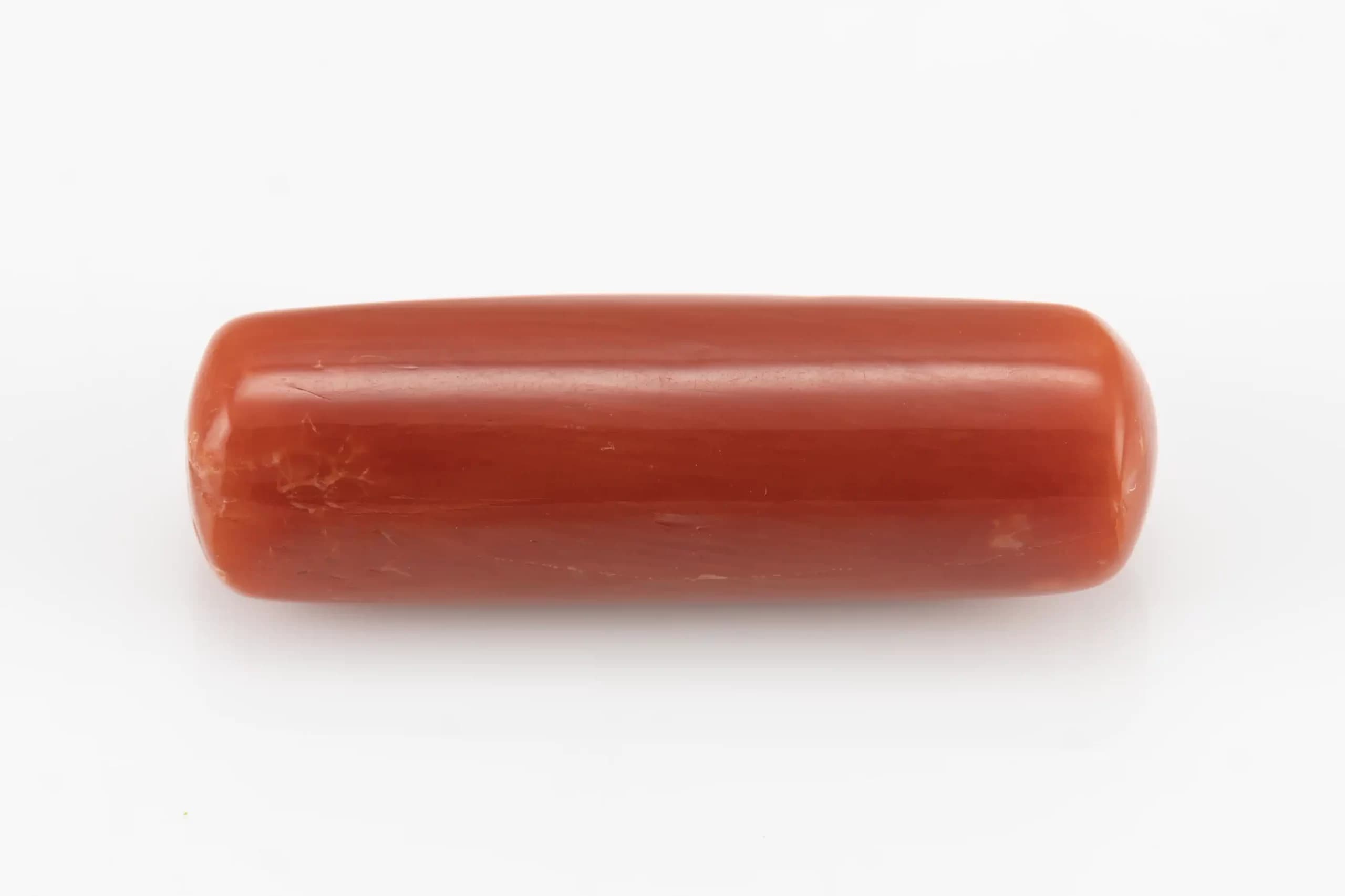 Moonga Stone 8.31 Ratti (7.56 Carat) - Italian Red Coral - View #2