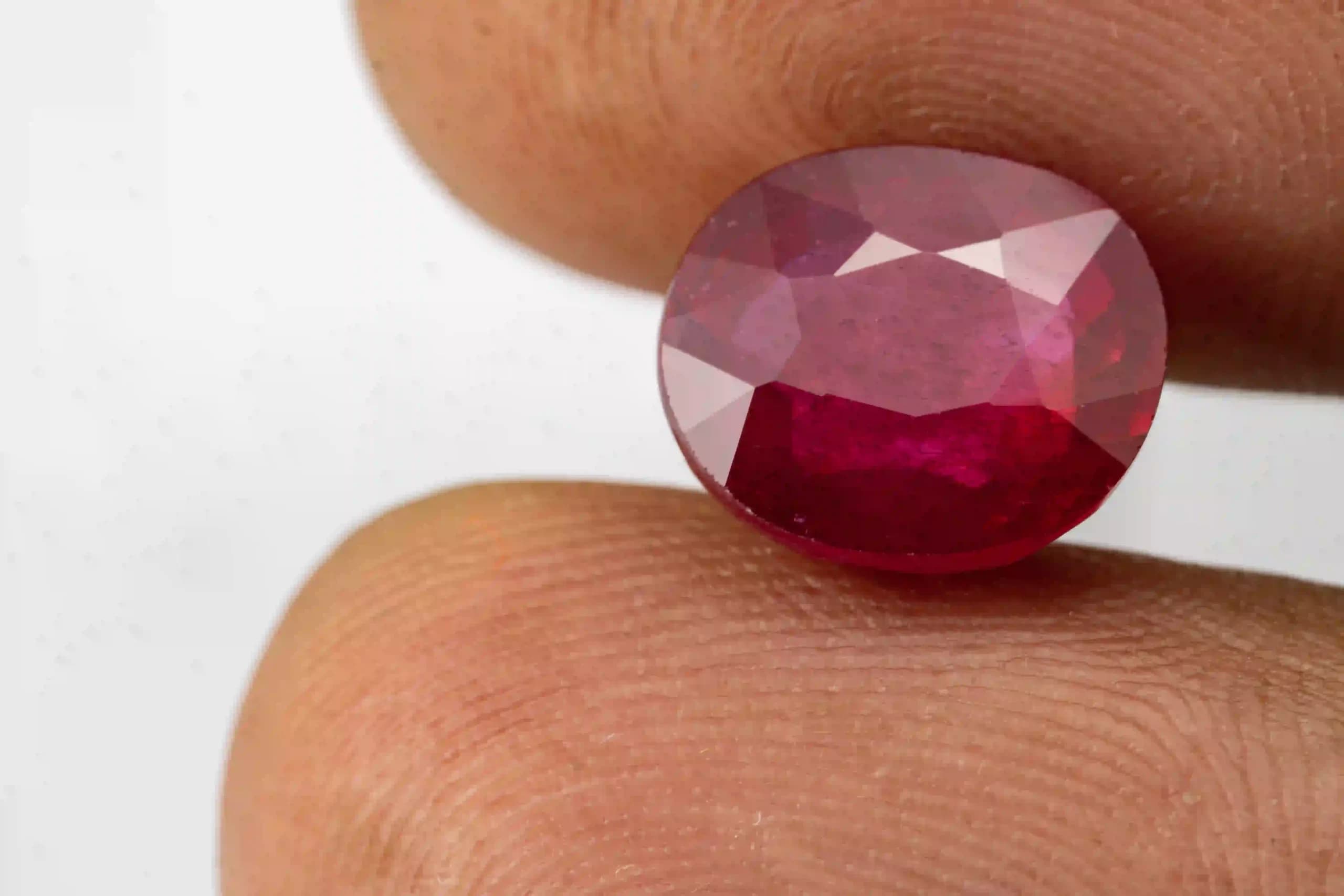Manik Stone 5.77 Ratti - 5.25 Carat Ruby Stone - Bangkok A1 - View #4