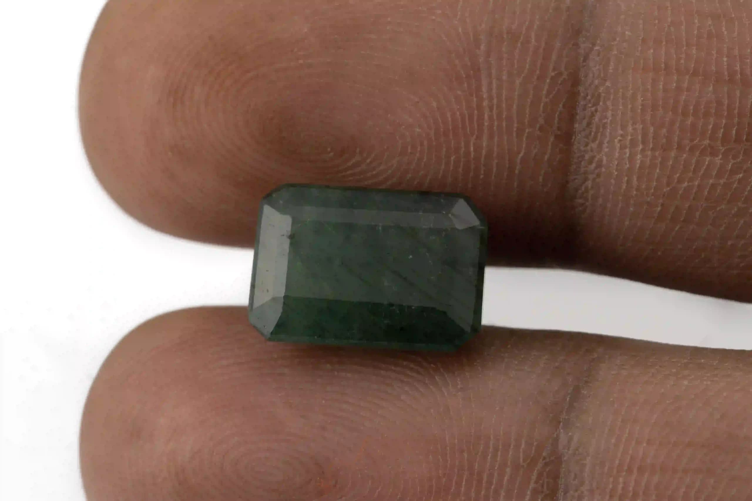 Brazilian Emerald 6.38 Carat (7.01 Ratti) – Panna Stone - View #3