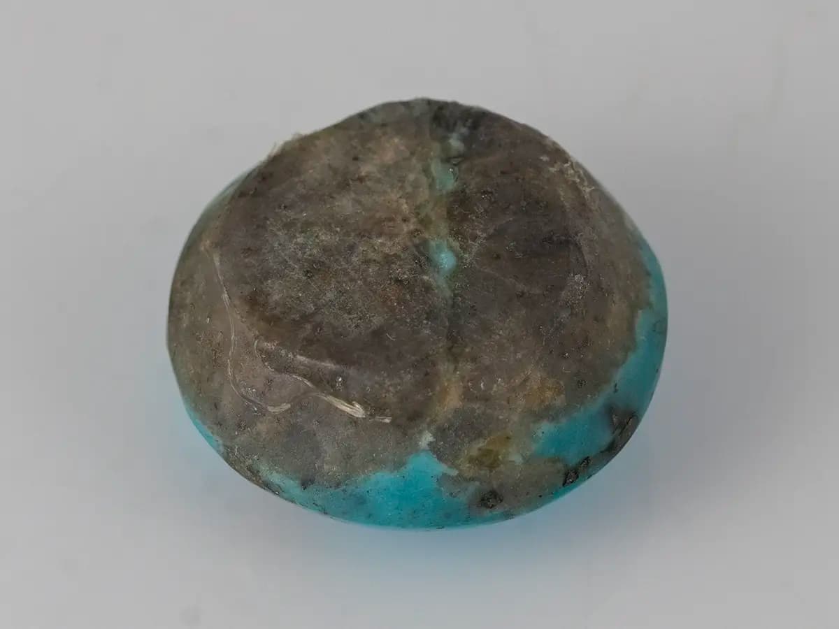 Original Irani Firoza Stone 15.42 Carat (16.94 Ratti) – Natural Blue Turquoise - View #2