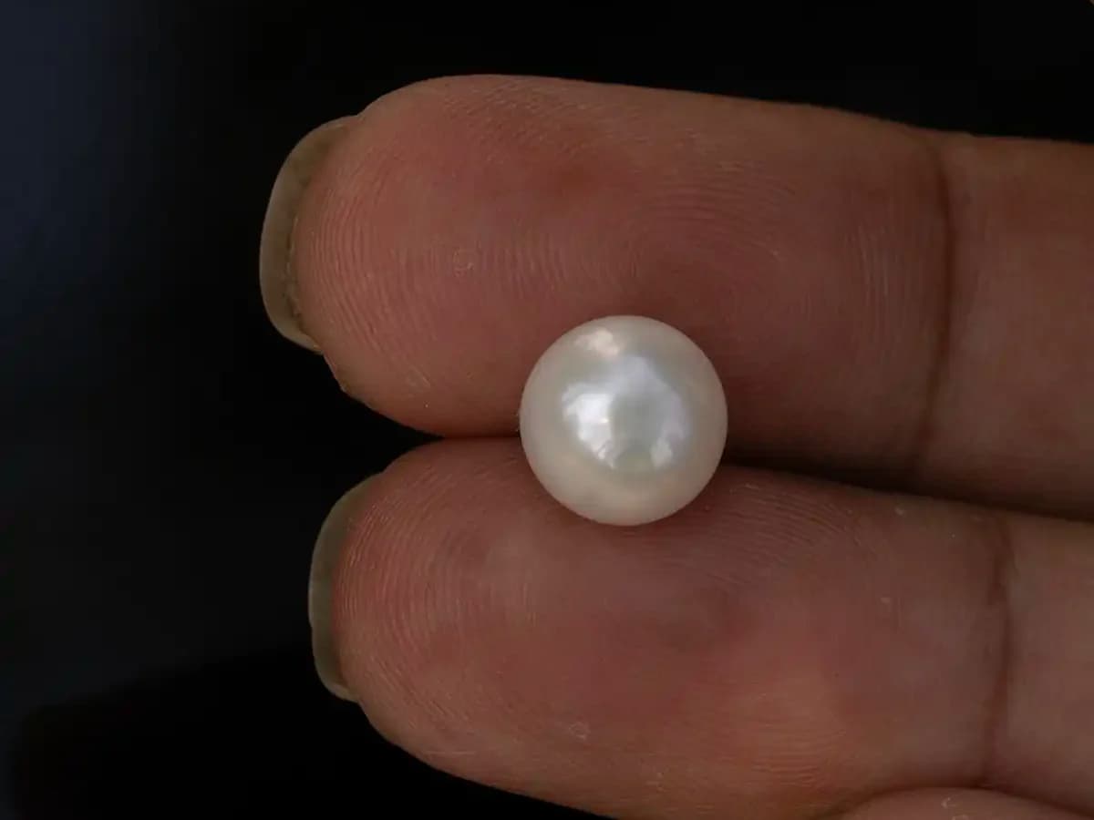 Cultured Pearl Stone (Moti Ratna) – 4.63 Carat (5.01 Ratti) - View #3
