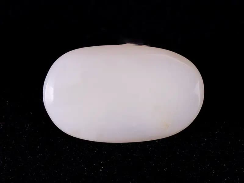 Australian Milky Opal (Doodhiya Patthar) 2.88 Carat (3.16 Ratti) — Solid White - View #2