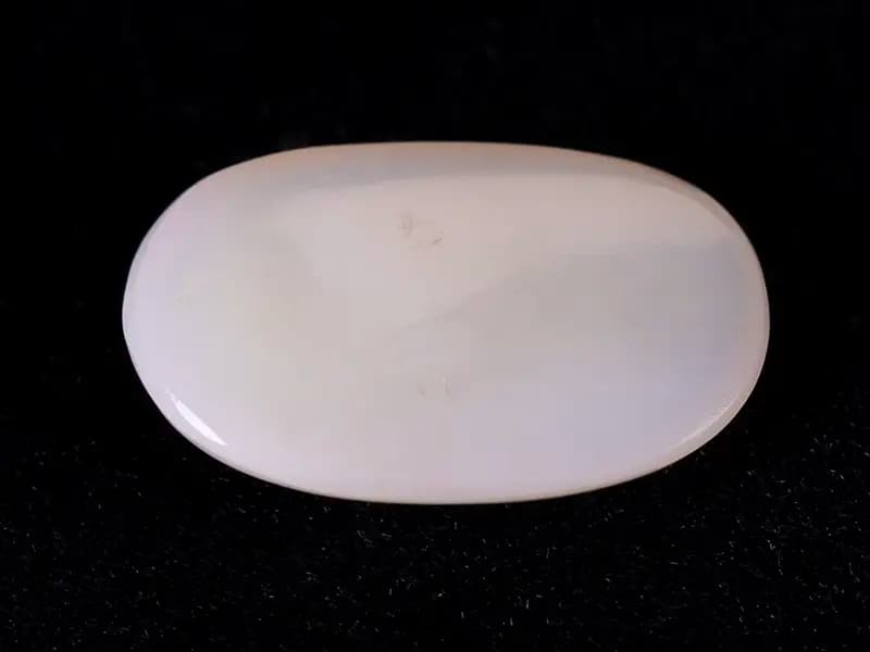 Australian Milky Opal (Doodhiya Patthar) 3.21 Carat (3.53 Ratti) — Solid White - View #2