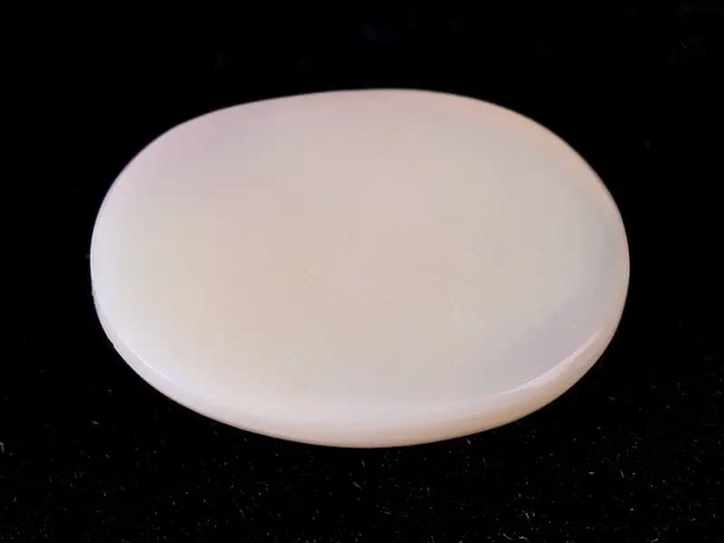 Australian Milky Opal (Doodhiya Patthar) 3.43 Carat (3.77 Ratti) — Solid White - View #2