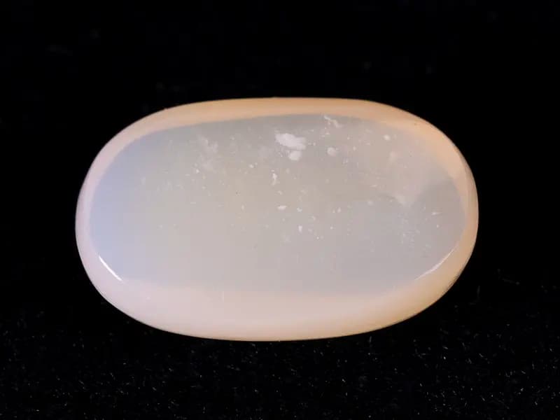 Australian Milky Opal (Doodhiya Patthar) 4.32 Carat (4.75 Ratti) — Solid White - View #2