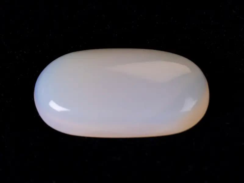 Australian Milky Opal (Doodhiya Patthar) 6.62 Carat (7.27 Ratti) — Solid White - View #1
