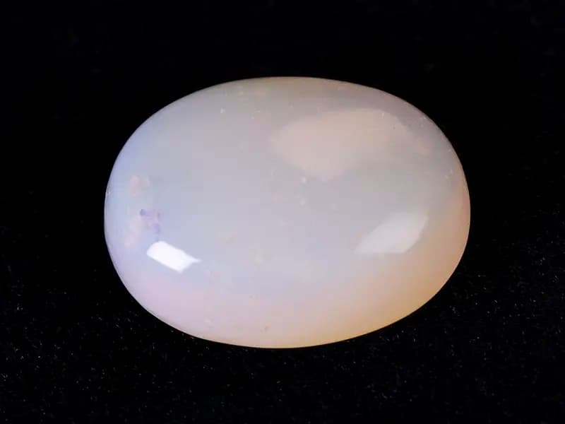 Australian Milky Opal (Doodhiya Patthar) 8.04 Carat (8.84 Ratti) — Solid White - View #1