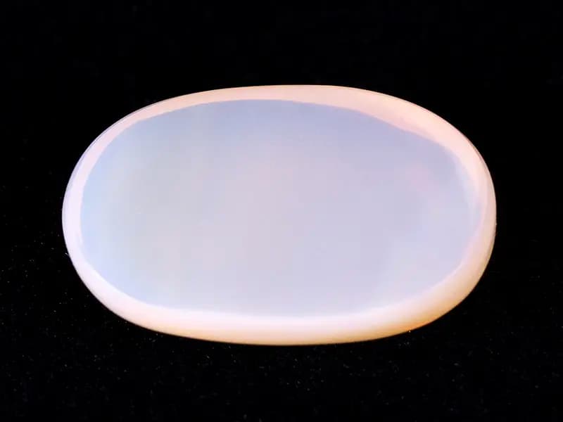Australian Milky Opal (Doodhiya Patthar) 9.98 Carat (10.97 Ratti) — Solid White - View #2