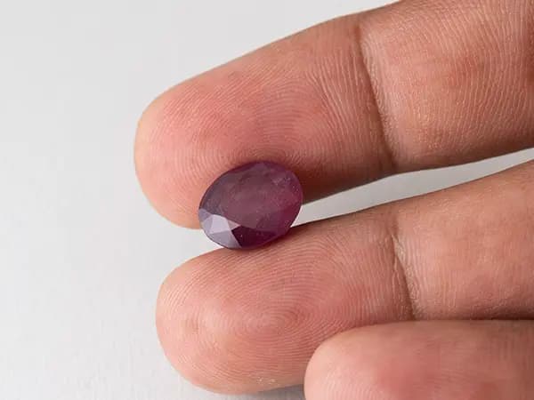 Bangkok Ruby Stone (Manik) 6.75 Carat (7.42 Ratti) - View #4
