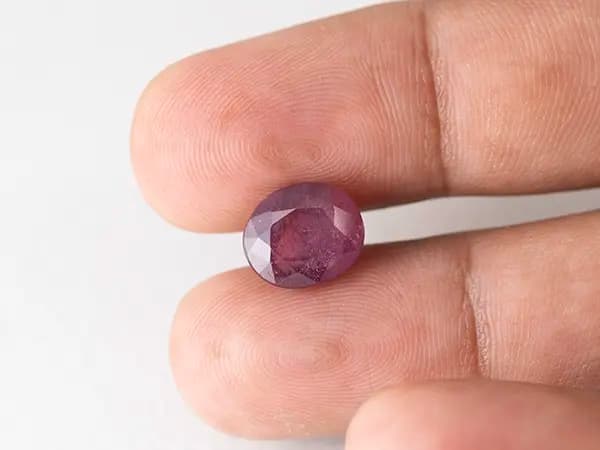 Bangkok Ruby Stone (Manik) 6.9 Carat (7.58 Ratti) - View #4