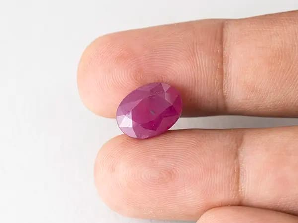 Bangkok Ruby Stone (Manik) 7.05 Carat (7.75 Ratti) - View #3