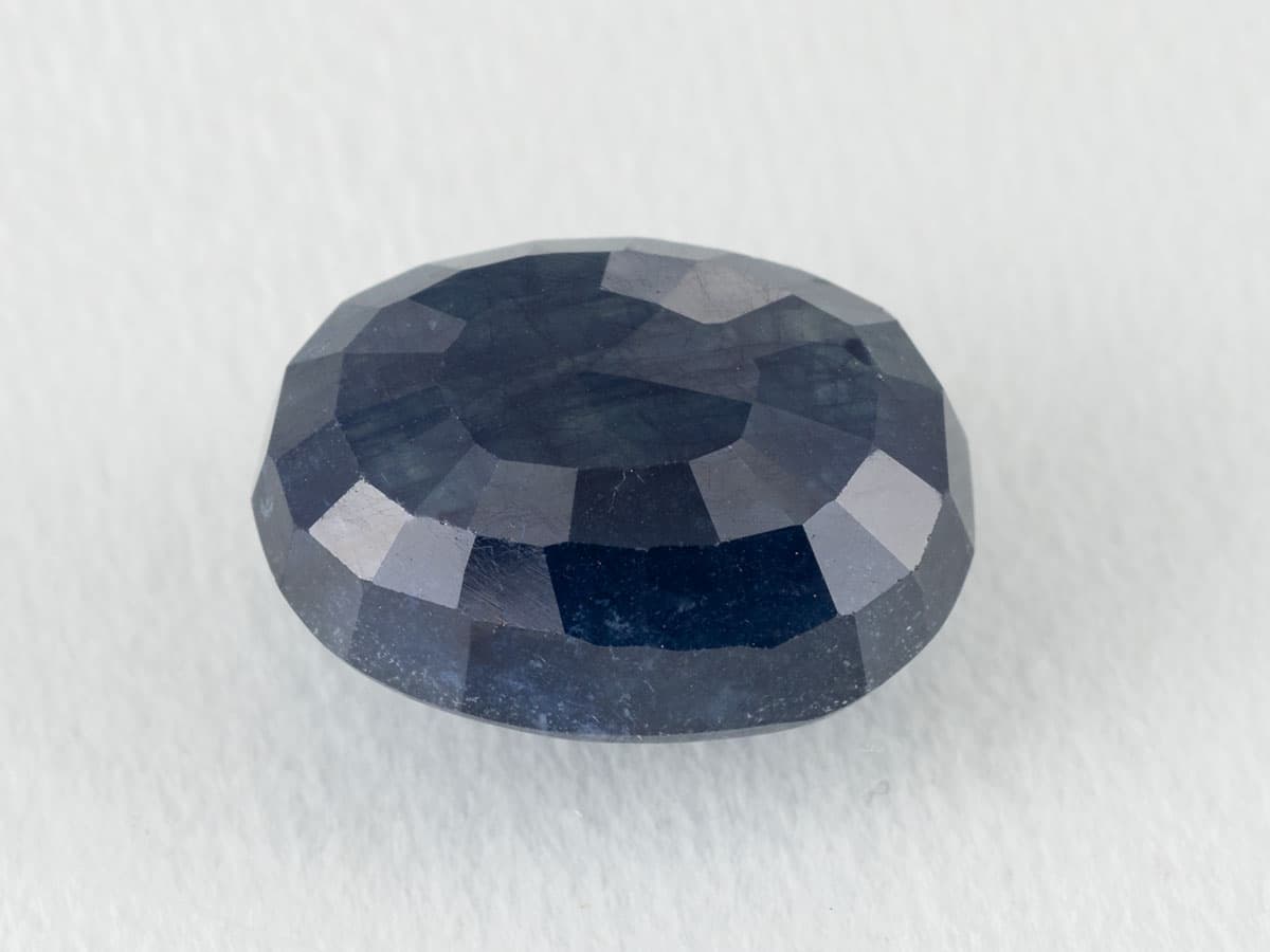 Bangkok Blue Sapphire (Neelam) 10.28 Carat (11.30 Ratti) — Oval Cut - View #3