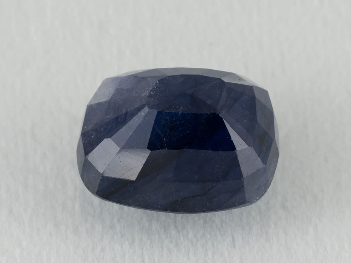 Bangkok Blue Sapphire (Neelam) 12.86 Carat (14.13 Ratti) — Octagon Cut - View #2