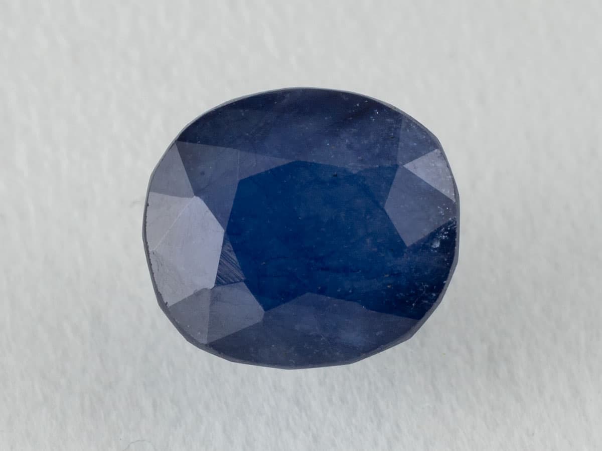 Bangkok Blue Sapphire (Neelam) 4.59 Carat (5.04 Ratti) — Oval Cut - View #1