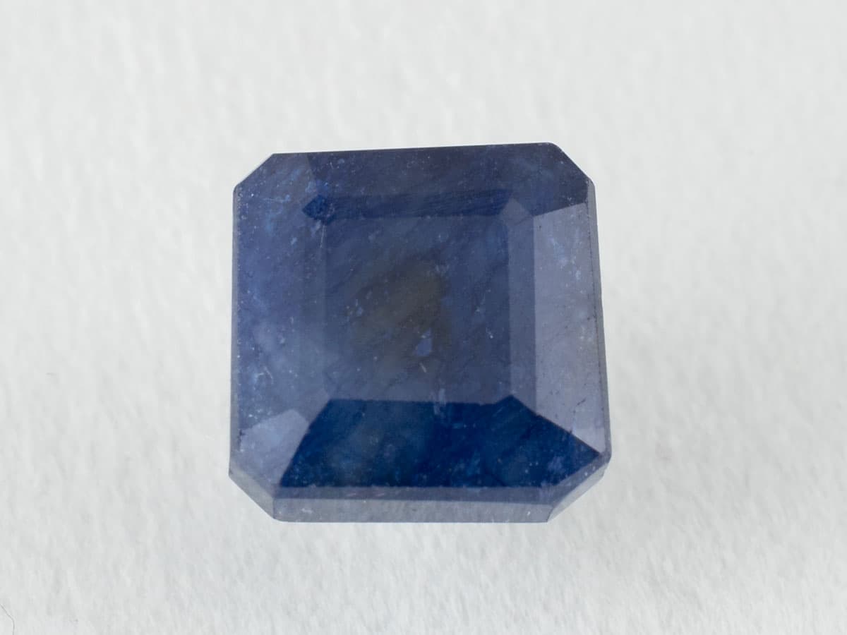 Bangkok Blue Sapphire (Neelam) 5.34 Carat (5.87 Ratti) — Octagon Cut - View #1