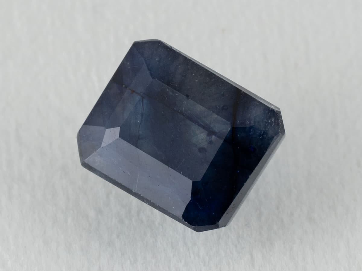 Bangkok Blue Sapphire (Neelam) 6.22 Carat (6.84 Ratti) — Octagon Cut - View #2