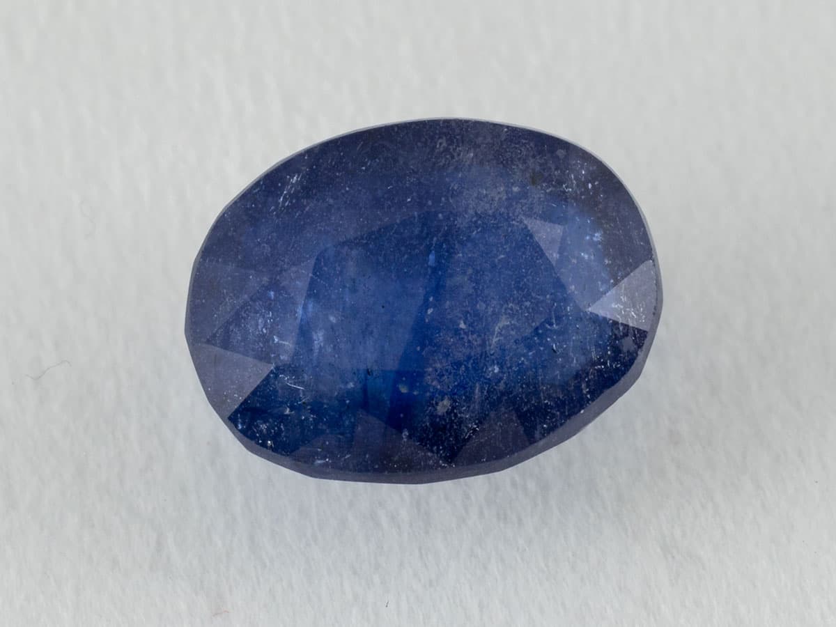Bangkok Blue Sapphire (Neelam) 6.5 Carat (7.14 Ratti) — Oval Cut - View #1