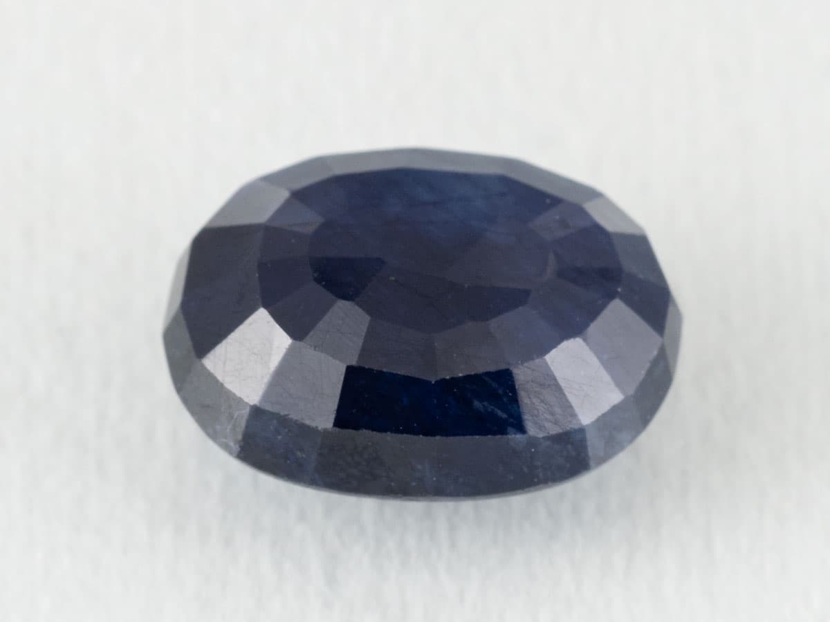 Bangkok Blue Sapphire (Neelam) 7.22 Carat (7.93 Ratti) — Oval Cut - View #2