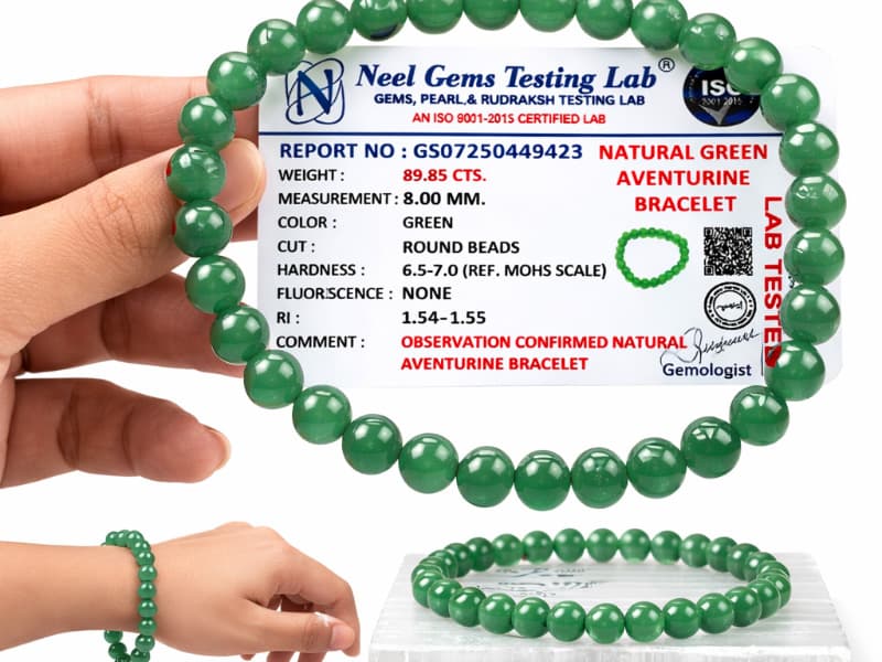 Green Aventurine Bracelet (8mm Beads) - View #4