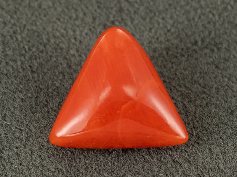 Italian Red Coral (Moonga) 4.33 Carat (4.76 Ratti) - View #1
