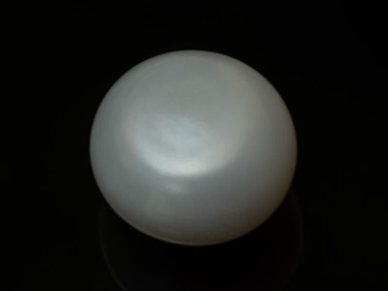 Cultured Pearl Stone (Moti Ratna) 10.33 Carat (11.35 Ratti) Round Shape - View #2
