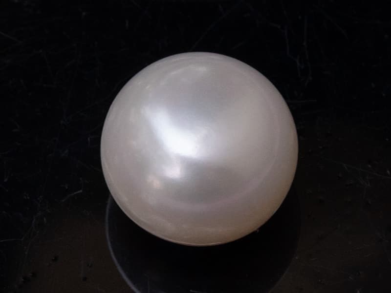 Cultured Pearl Stone (Moti Ratna) 10.43 Carat (11.46 Ratti) Round Shape - View #2