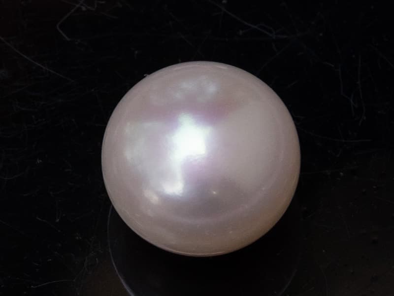 Cultured Pearl Stone (Moti Ratna) 10.43 Carat (11.46 Ratti) Round Shape - View #1