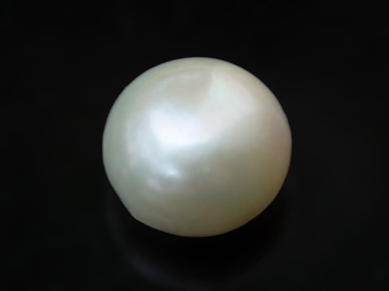 Cultured Pearl Stone (Moti Ratna) 10.84 Carat (11.91 Ratti) Round Shape - View #1