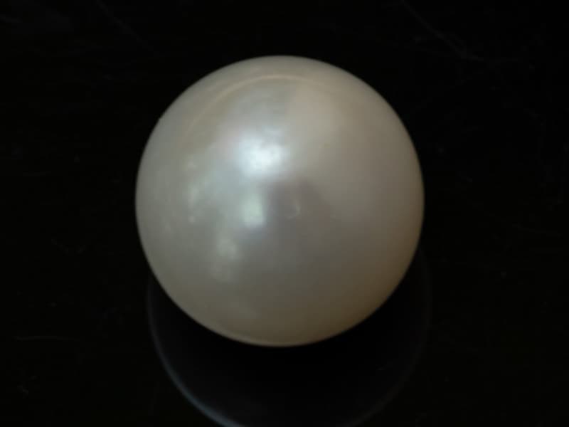 Cultured Pearl Stone (Moti Ratna) 10.89 Carat (11.97 Ratti) Round Shape - View #1
